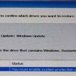 Correcting the 'You Must Enable System Protection on This Drive'