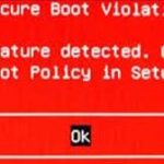 Fixing the 'Secure Boot Violation - Invalid Signature Detected' in Windows