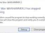 How do you fix Total War Warhammer 2 that keeps crashing on Windows?