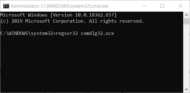 How to fix comdlg32.ocx error?