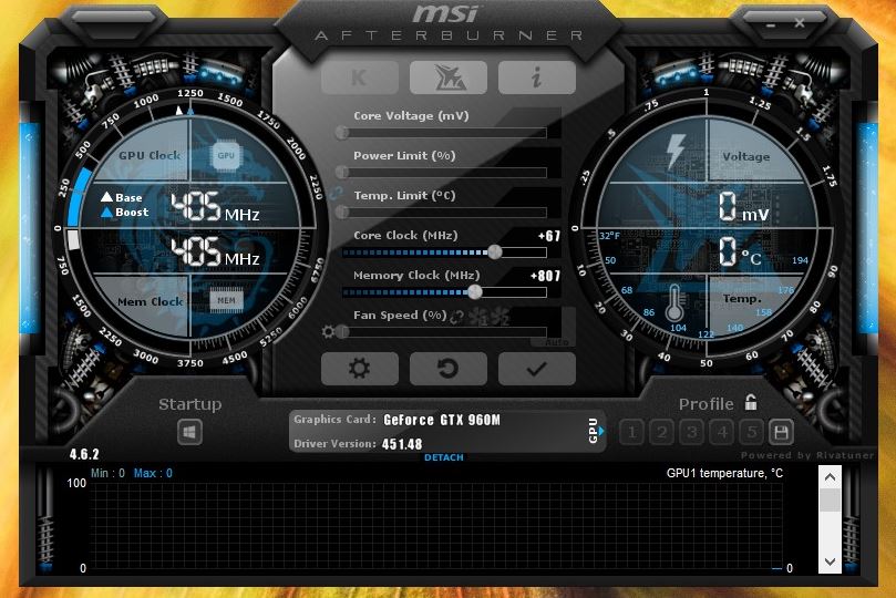 How to repair an MSI afterburner that doesn't work