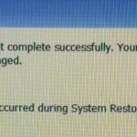System recovery Error 0x800700b7 (fixed)