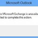 Fixed the "Connection with Microsoft Exchange not available, Outlook must be online or connected" bug