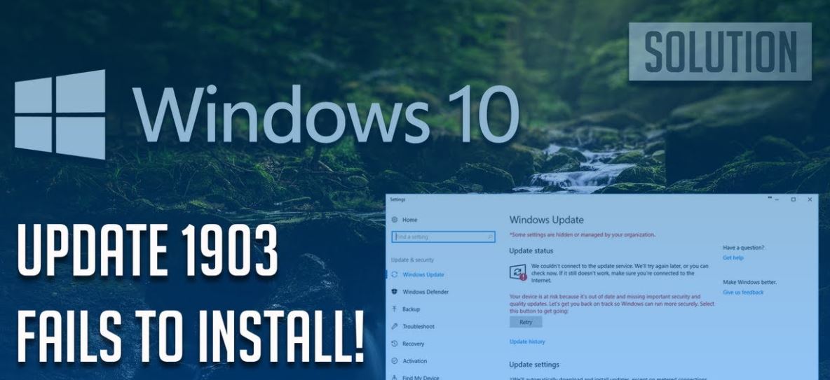 Troubleshooting the error: Windows 10 Version 1903 Not Updating on Mac