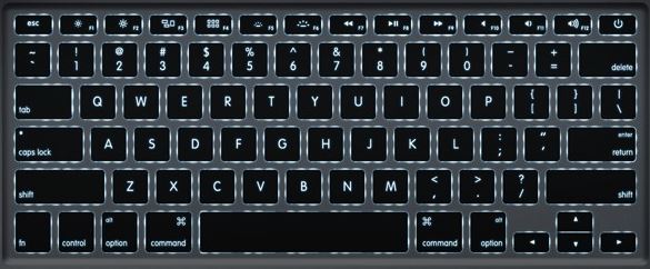 What causes the backlighting of Windows and Mac keyboards to fail?