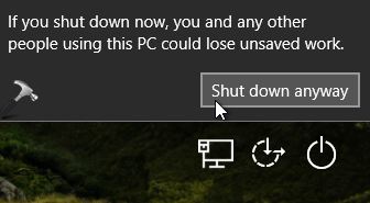 What is the cause of the "This PC is being used by someone else" error message?