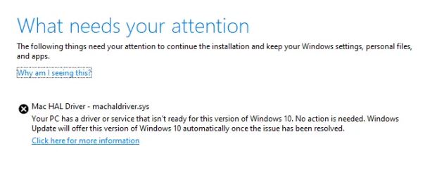 Windows 10 Version 1903 Not Updating on Mac