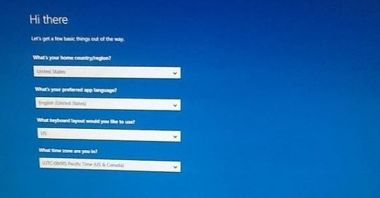 How to repair: Windows 10 freezes on the "Hi There" screen