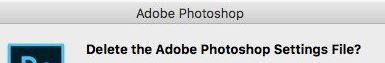 How do you solve Photoshop's problem of not creating new files and not opening existing files?