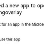 Fixed Windows 10 error "You'll Need a New App to Open this MS-Gaming Overlay"