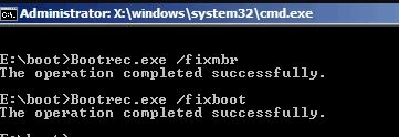 To fix Windows MBR 1 Error