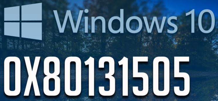 What is the cause of Windows Store error code 0x80131505?