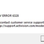 Fix COD of Modern Warfare Dev 6328 error
