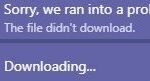 Microsoft Teams cannot download files using the desktop application