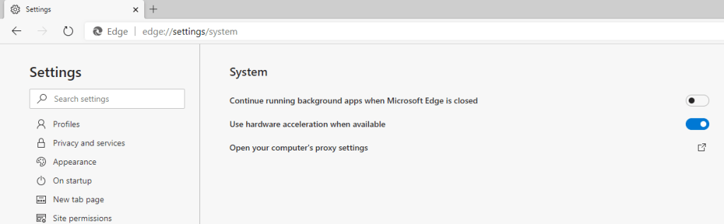 To prevent background applications from launching when you close Microsoft Edge, follow these steps
