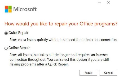 What is the cause of the Office 365 error "Sorry we're having some temporary server issues"?
