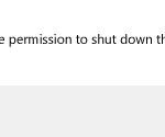 Fixing the "You do not have permission to turn off this computer" message in Windows 7