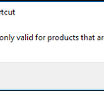 Fixing the "This action is only valid for products that are currently installed" error