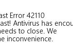 Fixing Avast Anti Virus 42110 Error on Windows 10