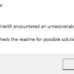 How to Troubleshoot 'DirectX Encountered an Unrecoverable Error' on Windows 10
