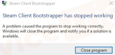 Steam Client Bootstrapper Not Responding